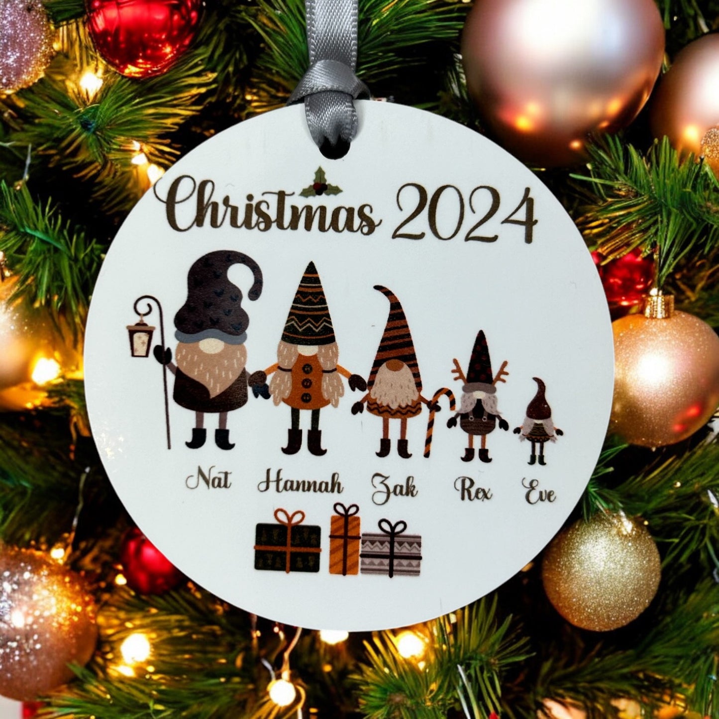 Christmas 2024 Gonk Family hanging tree decoration.