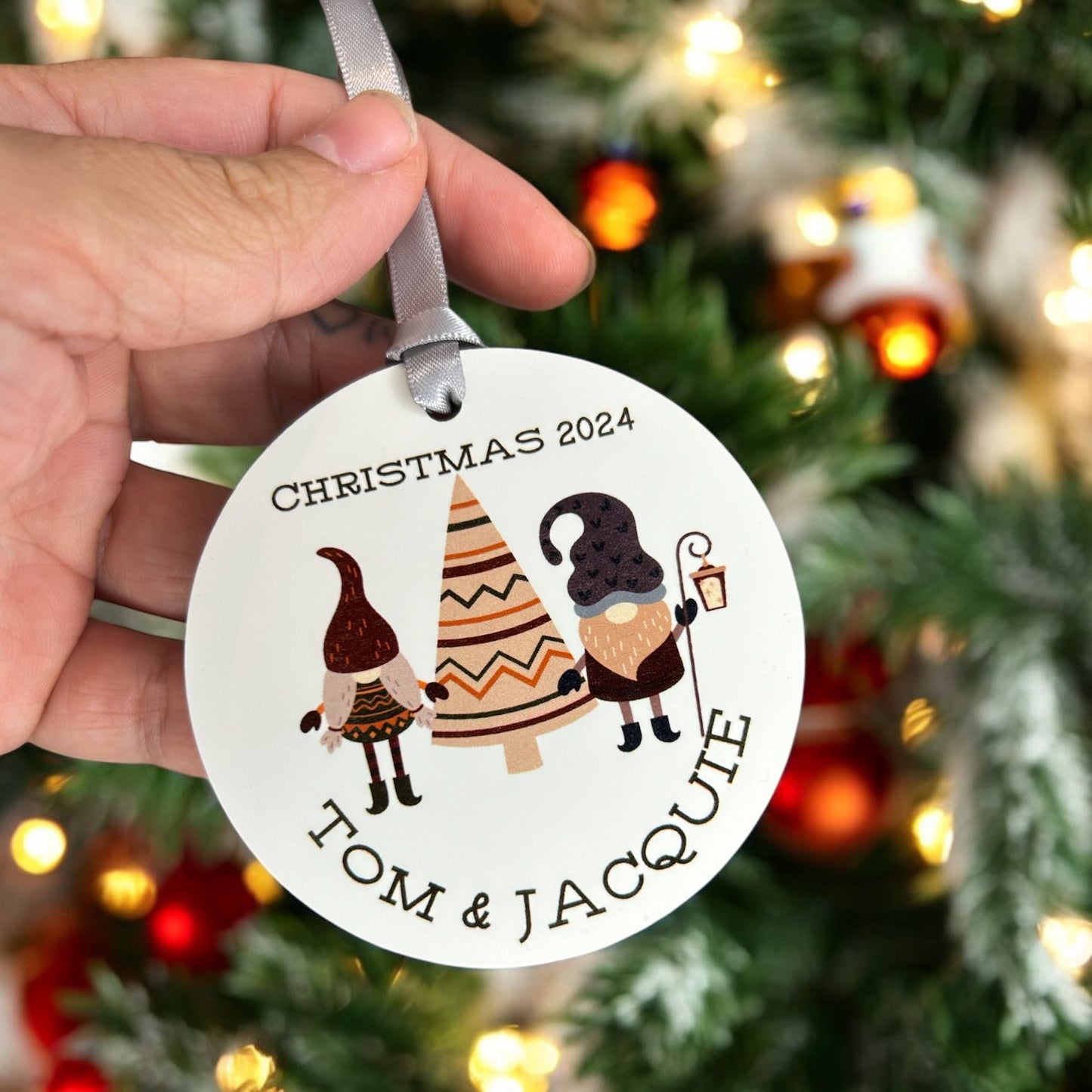 Christmas 2024 Gonk Family hanging tree decoration.