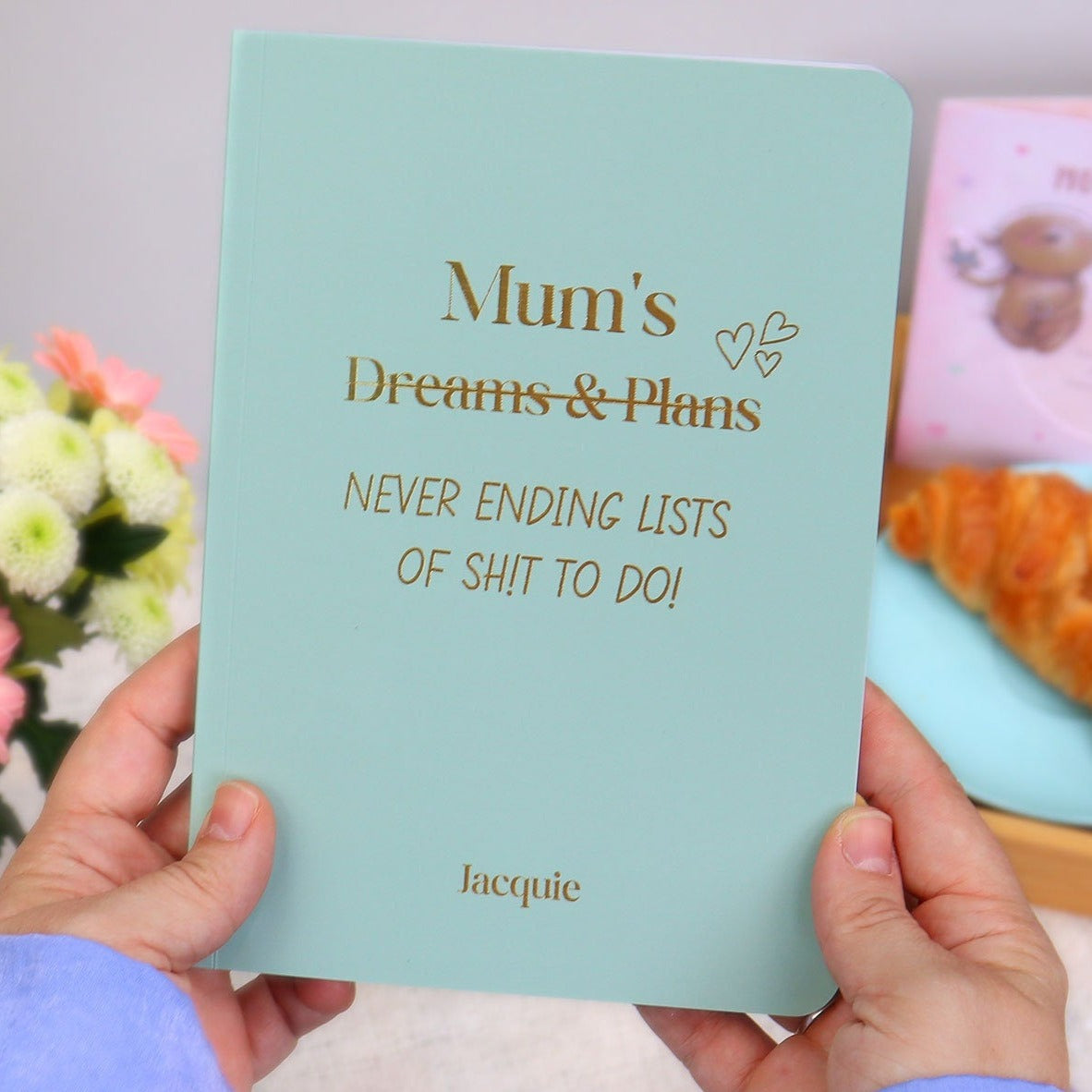 Mums Dreams and Plans Softback Notebook