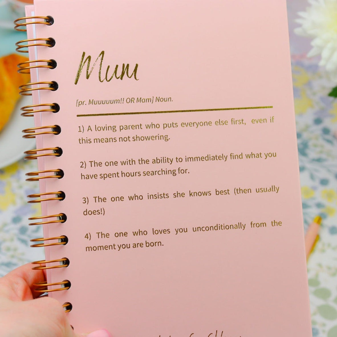 Mum Definition Notebook